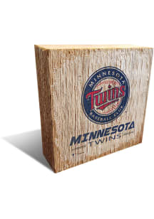 Minnesota Twins Logo Block Sign