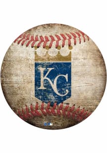 Kansas City Royals Baseball Shaped Sign