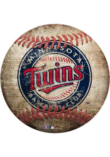 Minnesota Twins Baseball Shaped Sign