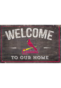 St Louis Cardinals Welcome to our Home Sign