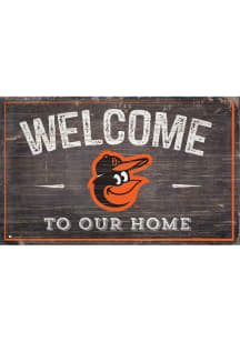 Baltimore Orioles Welcome to our Home Sign