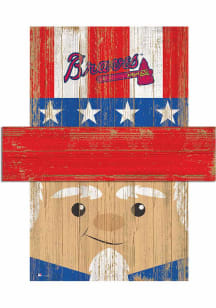 Atlanta Braves Patriotic Head Sign
