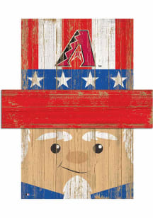 Arizona Diamondbacks Patriotic Head Sign