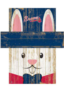 Atlanta Braves Easter Bunny Head Sign