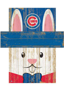 Chicago Cubs Easter Bunny Head Sign