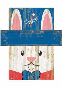 Los Angeles Dodgers Easter Bunny Head Sign