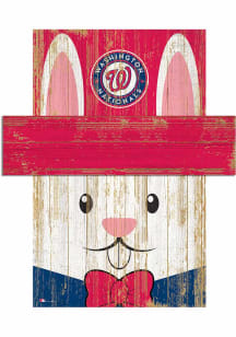 Washington Nationals Easter Bunny Head Sign