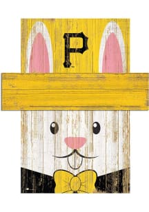 Pittsburgh Pirates Easter Bunny Head Sign