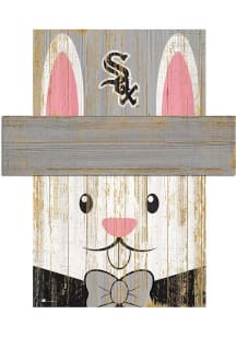 Chicago White Sox Easter Bunny Head Sign