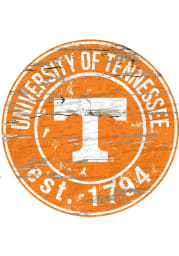 Tennessee Volunteers Established Date Circle 24 Inch Sign