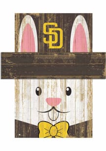 San Diego Padres Easter Bunny  Head 6x5 Sign