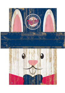 Minnesota Twins Easter Bunny  Head 6x5 Sign