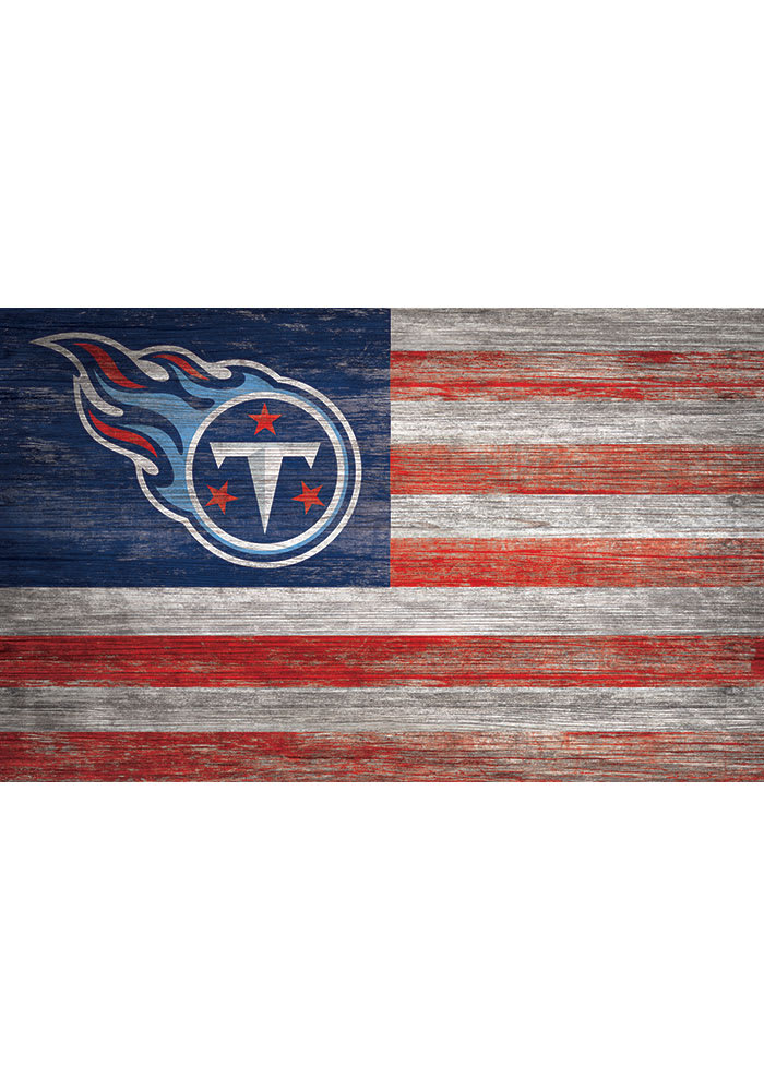 NFL Tennessee Titans Distressed Logo Cutout Sign