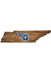 Tennessee Titans Distressed State 24 Inch Sign