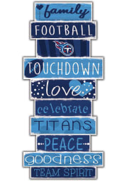 Tennessee Titans Celebrations Stack 24 Inch Sign