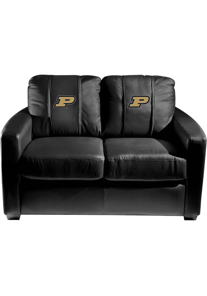 Purdue Boilermakers Faux Leather Love Seat