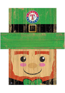 Texas Rangers Leprechaun Head Sign
