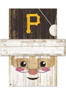 Pittsburgh Pirates Santa Head Sign
