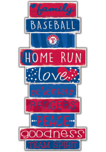 Texas Rangers Celebrations Stack 24 Inch Sign