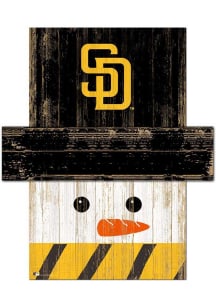 San Diego Padres Snowman Head Sign