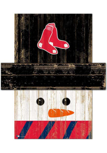 Boston Red Sox Snowman Head Sign