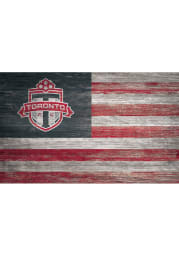 Toronto FC Distressed Flag 11x19 Sign