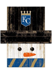 Kansas City Royals Snowman Head Sign