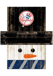 New York Yankees Snowman Head Sign