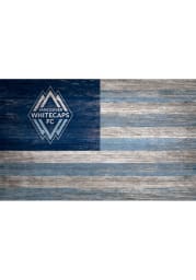 Vancouver Whitecaps FC Distressed Flag 11x19 Sign