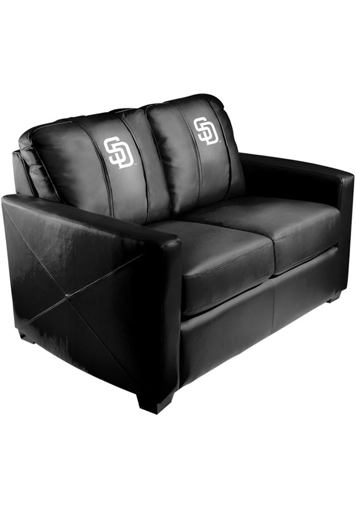 San Diego Padres Faux Leather Love Seat