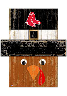 Boston Red Sox Turkey Head 6x5 Sign - Red