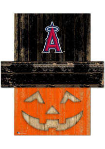 Los Angeles Angels Pumpkin Head Sign