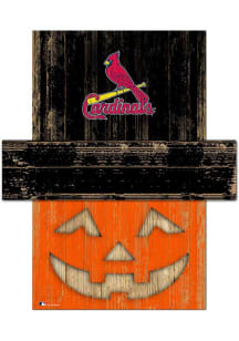 St Louis Cardinals Pumpkin Head Sign