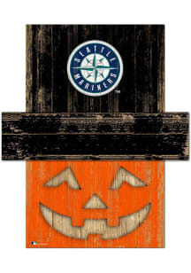 Seattle Mariners Pumpkin Head Sign