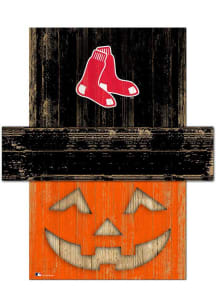 Boston Red Sox Pumpkin Head Sign