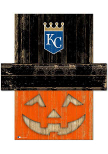 Kansas City Royals Pumpkin Head Sign