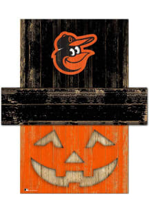 Baltimore Orioles Pumpkin Head 6x5 Sign