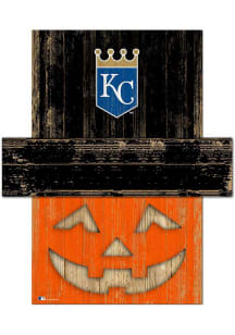 Kansas City Royals Pumpkin Head 6x5 Sign