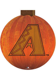 Arizona Diamondbacks Halloween Pumpkin Sign