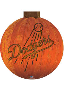 Los Angeles Dodgers Halloween Pumpkin Sign
