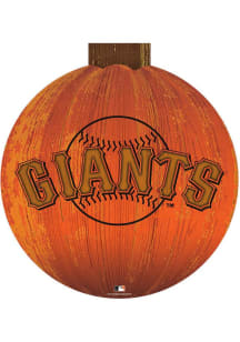San Francisco Giants Halloween Pumpkin Sign