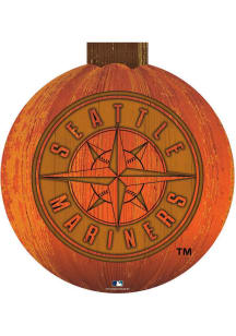 Seattle Mariners Halloween Pumpkin Sign
