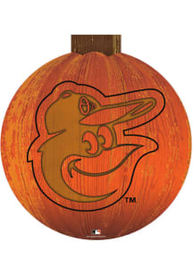 Baltimore Orioles Halloween Pumpkin Sign