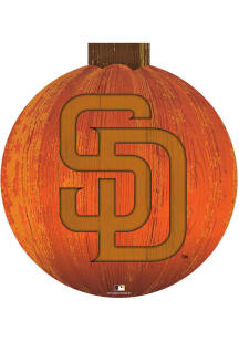 San Diego Padres Halloween Pumpkin Sign