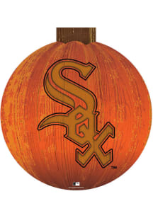 Chicago White Sox Halloween Pumpkin Sign