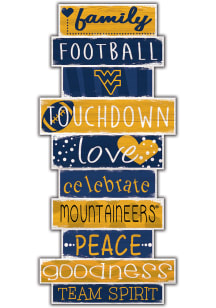 West Virginia Mountaineers Celebrations Stack 24 Inch Sign