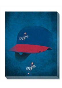 Los Angeles Dodgers Ghost Helmet Canvas Wall Art