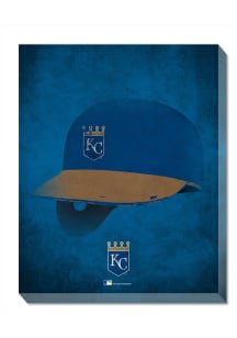 Kansas City Royals Ghost Helmet Canvas Wall Art