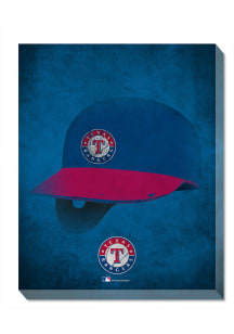 Texas Rangers Ghost Helmet Canvas Wall Art