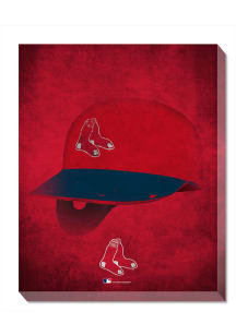 Boston Red Sox Ghost Helmet Canvas Wall Art